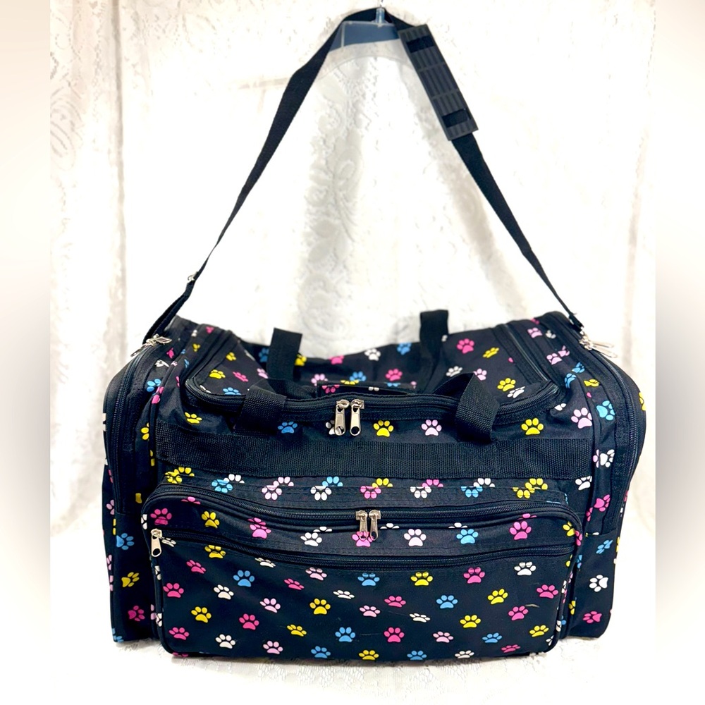 Paw Print Duffle Bag 🐾